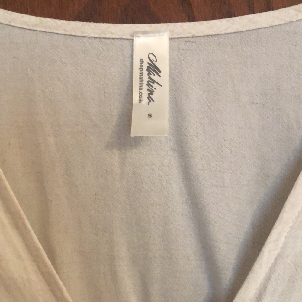 Cropped Linen Top - Picture 4 of 4